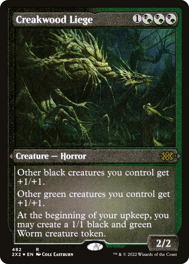 Creakwood Liege (Foil Etched)  [Foil]  (2X2-482) - [Double Masters 2022] - Trinity Hobby