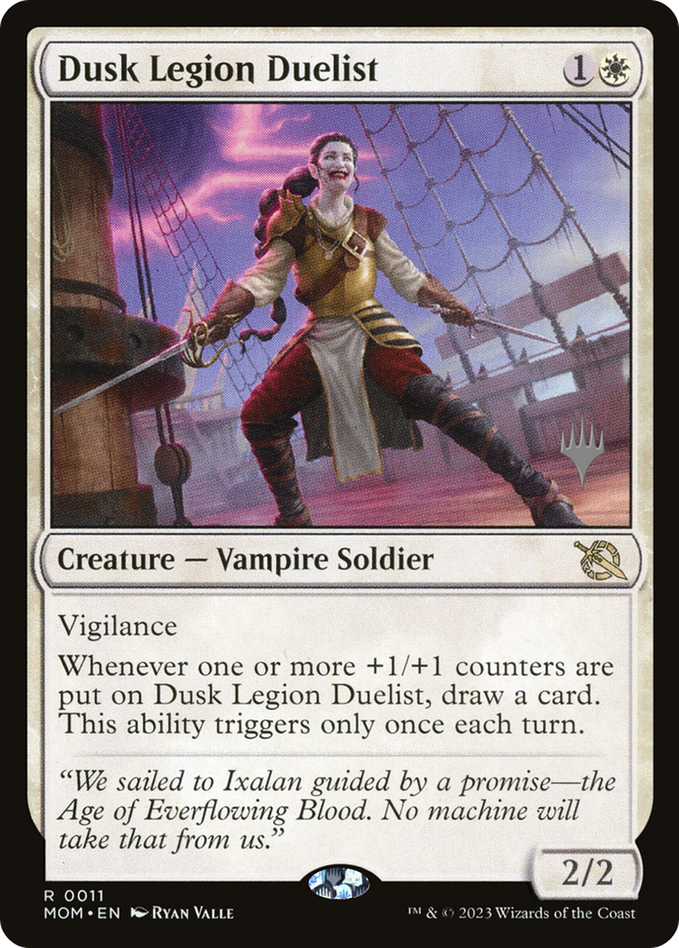 Dusk Legion Duelist (Promo Pack) [March of the Machine Promos] - Trinity Hobby