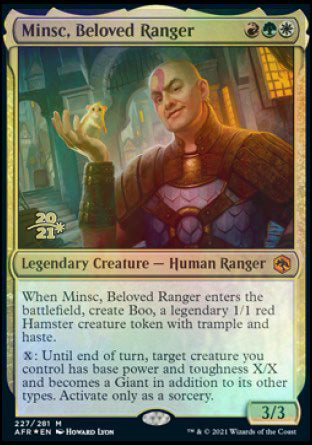 Minsc, Beloved Ranger [Dungeons & Dragons: Adventures in the Forgotten Realms Prerelease Promos] - Trinity Hobby