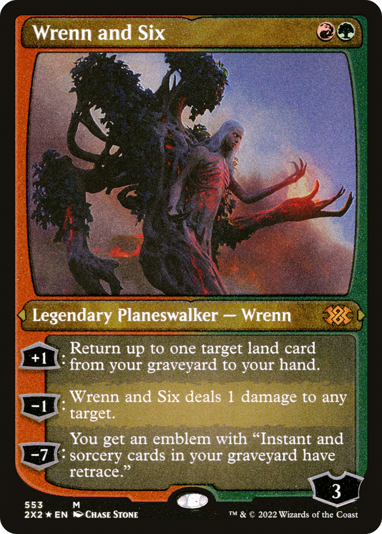 Wrenn and Six (Foil Etched)  [Foil]  (2X2-553) - [Double Masters 2022] - Trinity Hobby