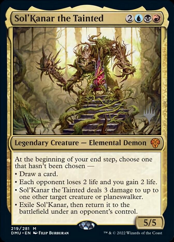 Sol'Kanar the Tainted (Promo Pack) [Dominaria United Promos] - Trinity Hobby