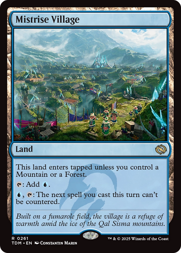 Mistrise Village  [Foil]  (TDM-261) - [Tarkir: Dragonstorm] - Trinity Hobby