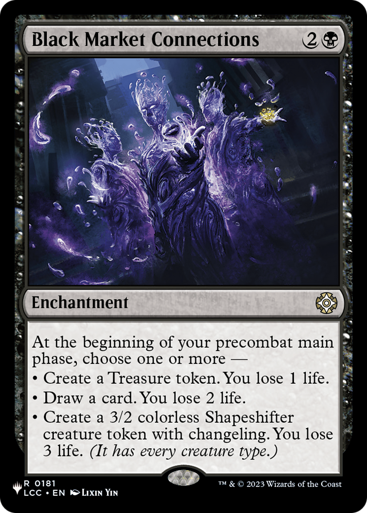 Black Market Connections (LIST-181) - [The List Reprints] - Trinity Hobby