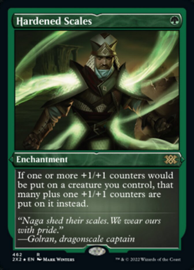 Hardened Scales (Foil Etched) [Double Masters 2022] - Trinity Hobby