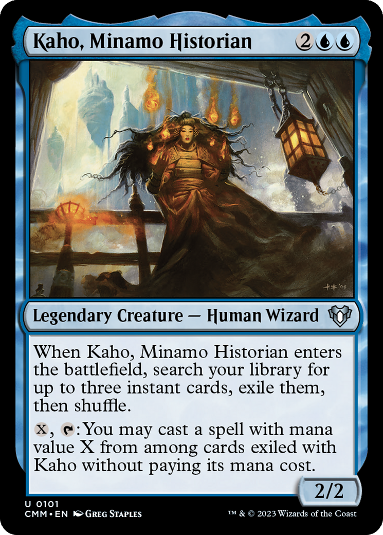 Kaho, Minamo Historian [Commander Masters] - Trinity Hobby