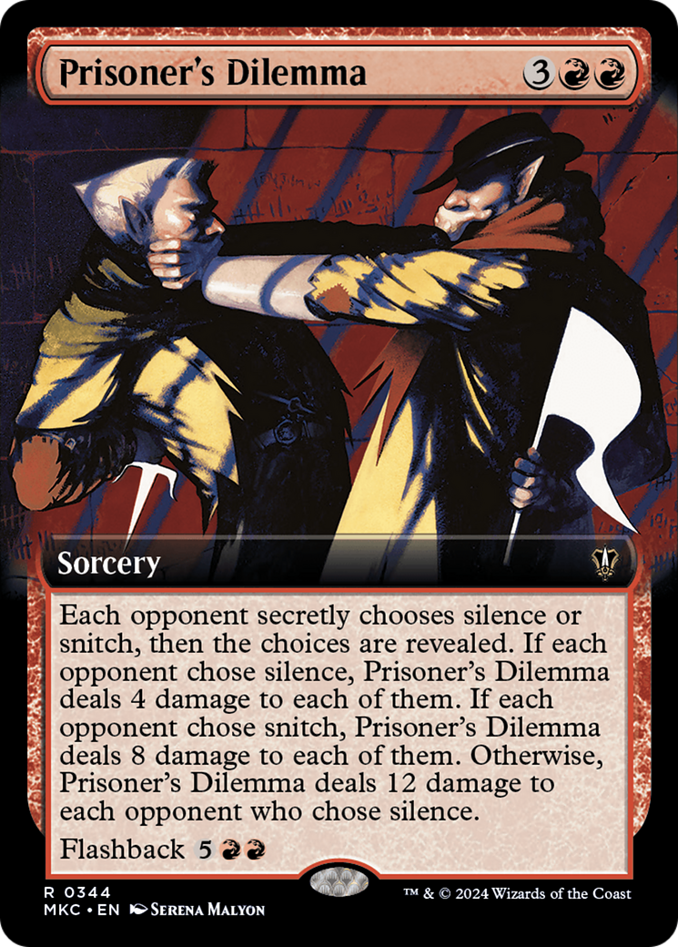Prisoner's Dilemma (Extended Art) [Murders at Karlov Manor Commander] - Trinity Hobby