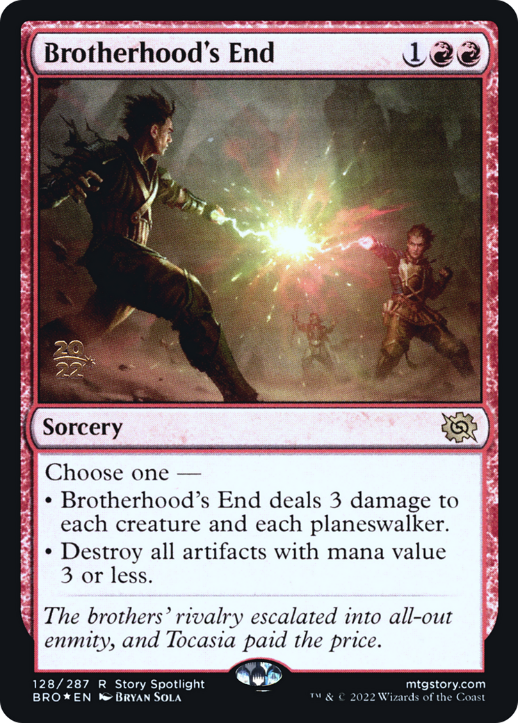 Brotherhood's End [The Brothers' War Prerelease Promos] - Trinity Hobby
