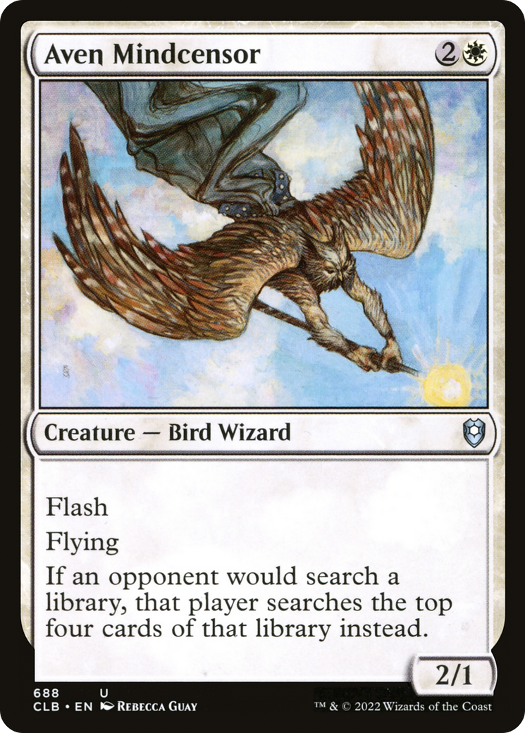 Aven Mindcensor [Commander Legends: Battle for Baldur's Gate] - Trinity Hobby