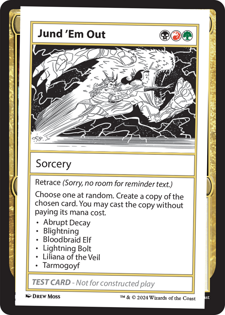 Jund 'Em Out [Mystery Booster 2 Playtest Cards] - Trinity Hobby