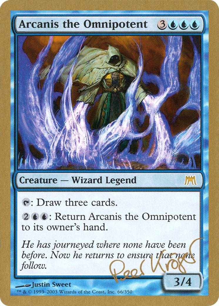 Arcanis the Omnipotent (Peer Kroger) [World Championship Decks 2003] - Trinity Hobby