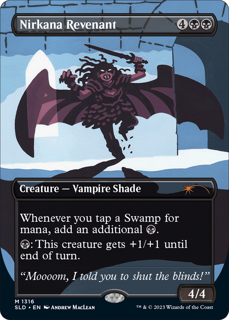 Nirkana Revenant  [Foil]  (SLD-1316) - [Secret Lair Drop] (Borderless) - Trinity Hobby