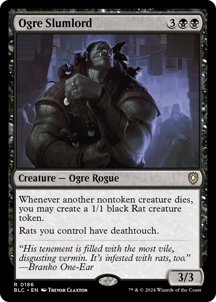Ogre Slumlord [Bloomburrow Commander] - Trinity Hobby