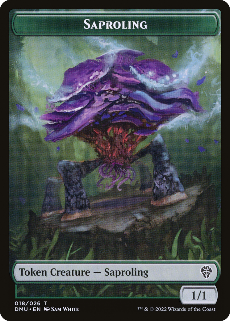 Saproling  [Foil]  (DMU-018) - [Dominaria United Tokens] - Trinity Hobby