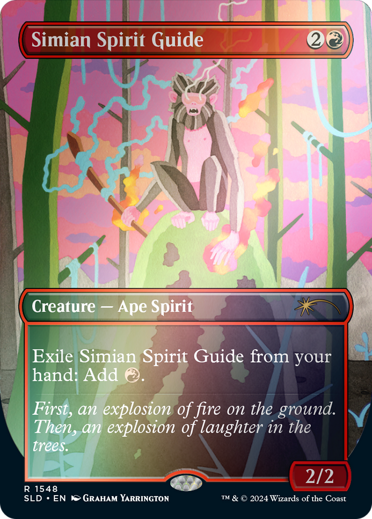 Simian Spirit Guide (Rainbow Foil) [Secret Lair Drop Series] - Trinity Hobby