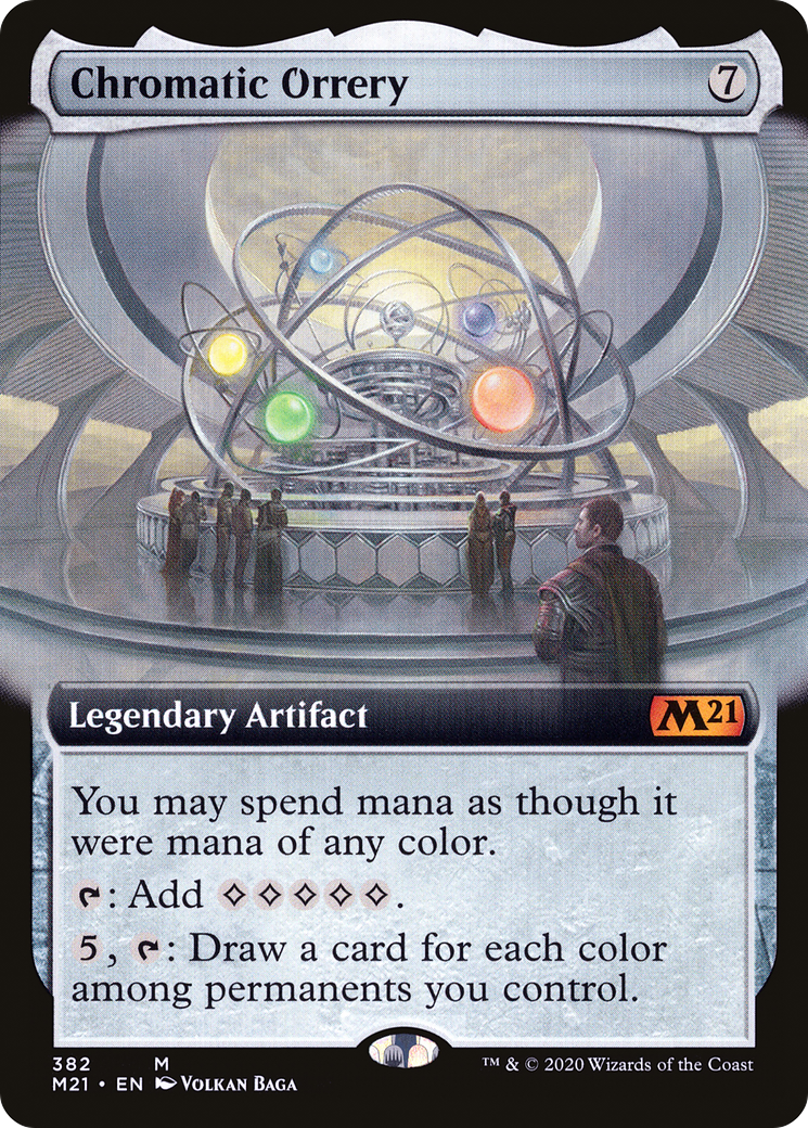 Chromatic Orrery (Extended Art) [Core Set 2021] - Trinity Hobby