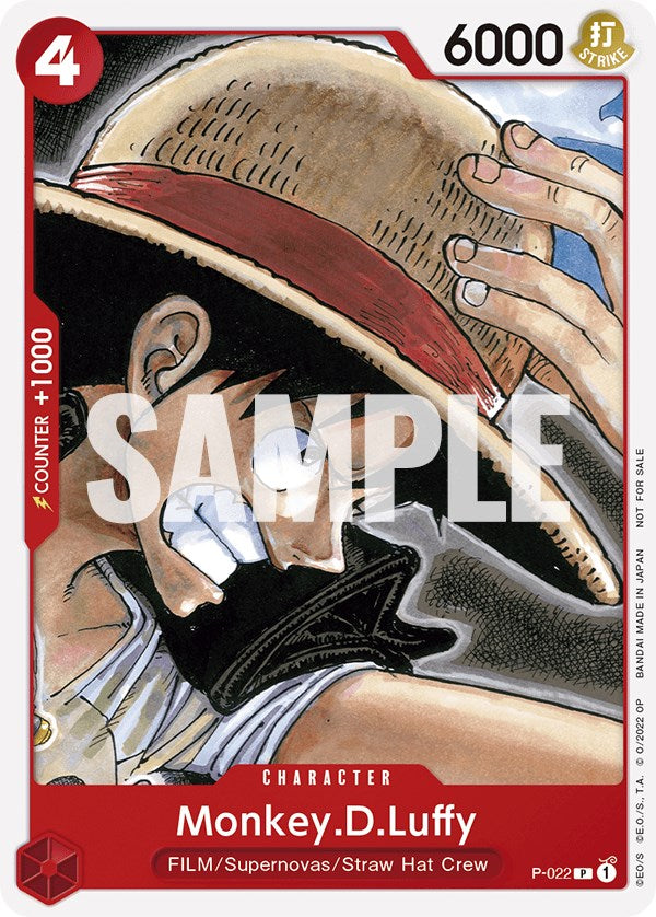 Monkey.D.Luffy (One Piece Film Red) (P-022) - [One Piece Promotion Cards] - Trinity Hobby