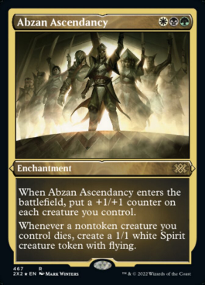 Abzan Ascendancy (Foil Etched) [Double Masters 2022] - Trinity Hobby