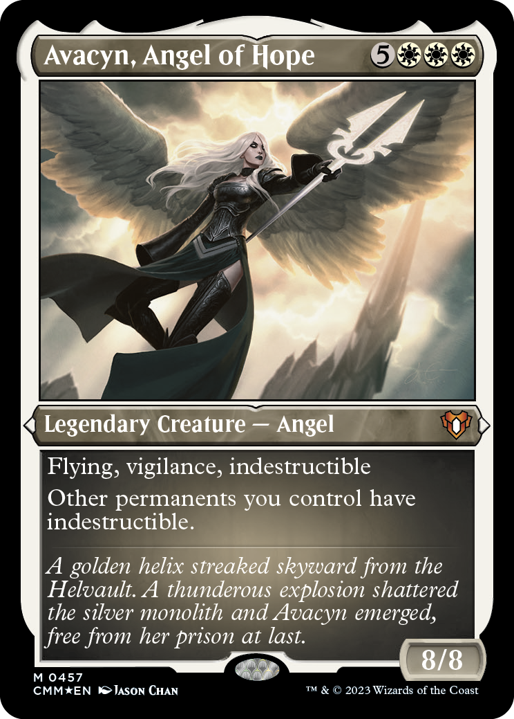 Avacyn, Angel of Hope (Foil Etched) [Commander Masters] - Trinity Hobby