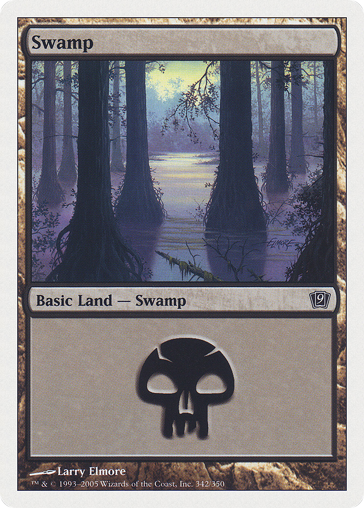 Swamp (342) [Ninth Edition] - Trinity Hobby