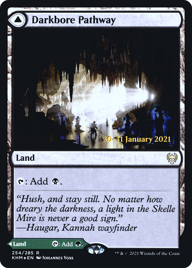 Darkbore Pathway // Slitherbore Pathway [Kaldheim Prerelease Promos] - Trinity Hobby