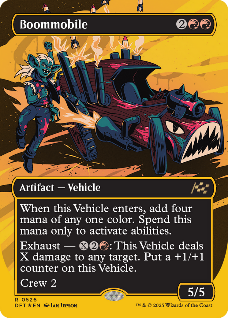 Boommobile (Borderless) (First-Place Foil) [Aetherdrift] - Trinity Hobby