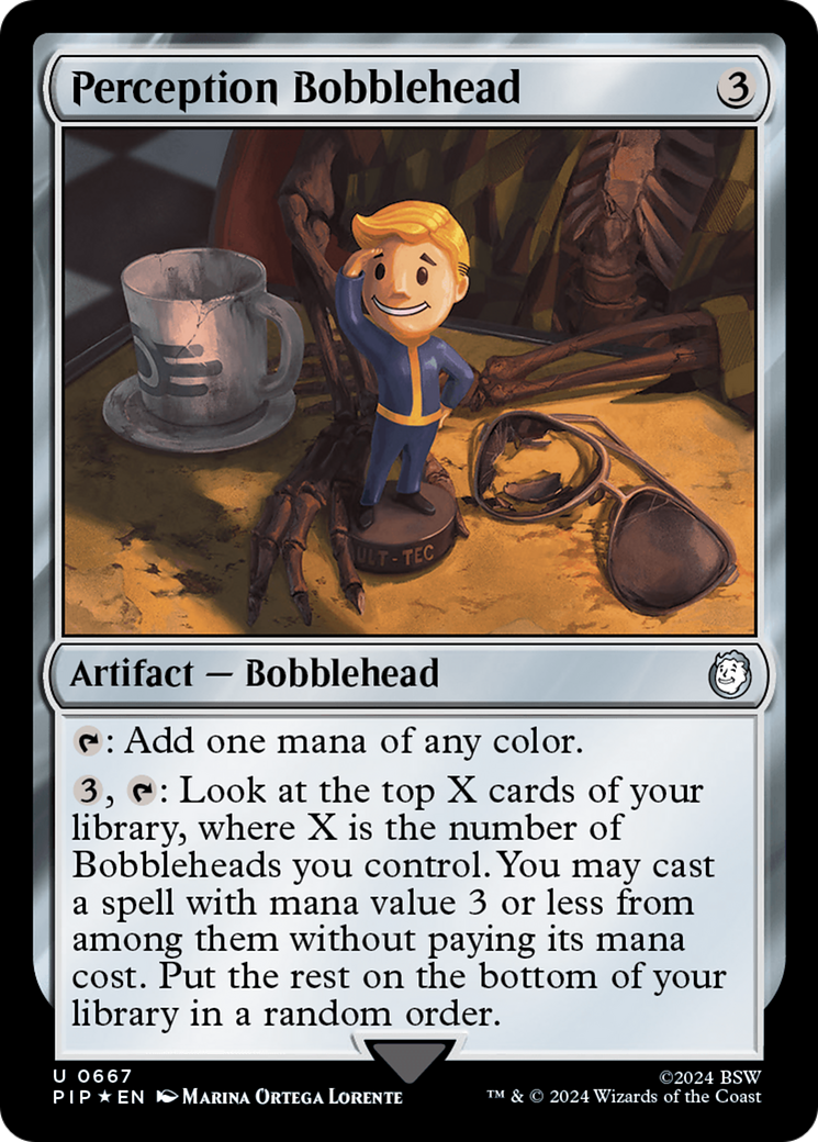 Perception Bobblehead (Surge Foil) [Fallout] - Trinity Hobby