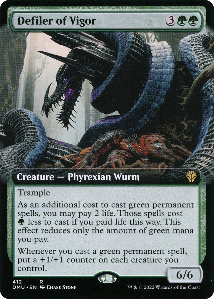 Defiler of Vigor (Extended Art) [Dominaria United] - Trinity Hobby