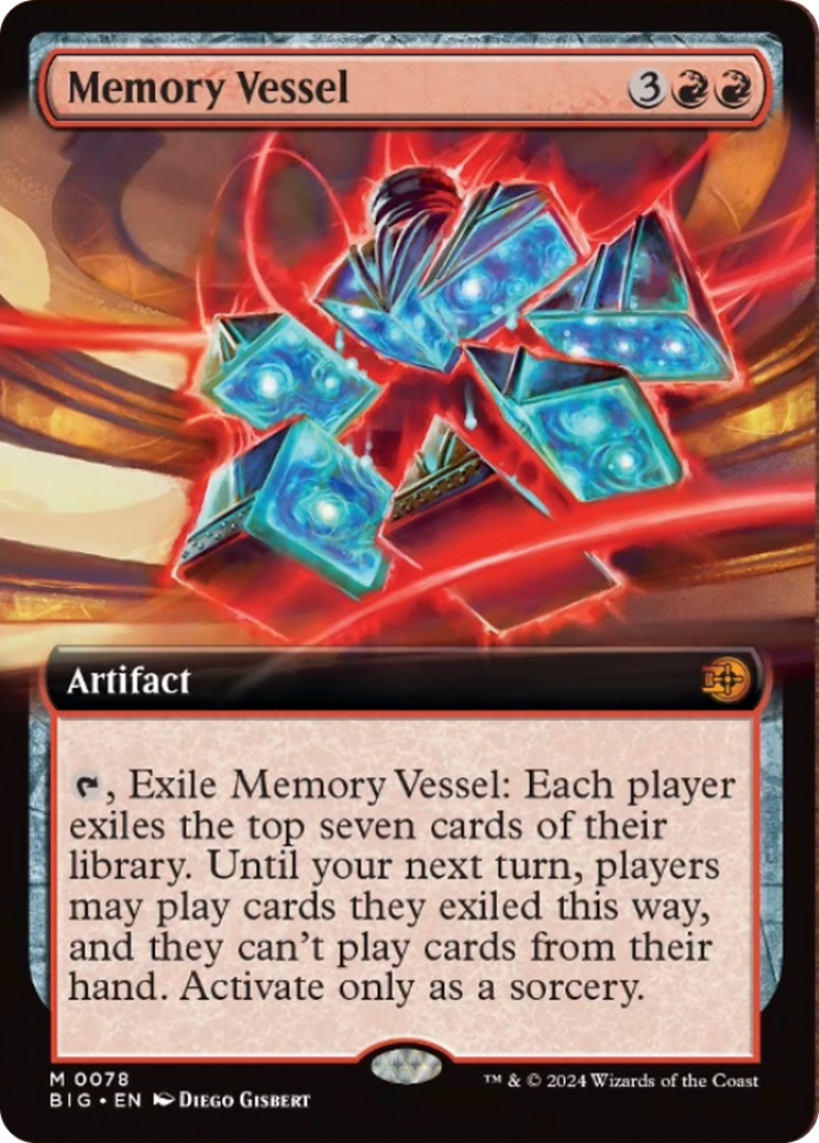 Memory Vessel (Extended Art) [Outlaws of Thunder Junction: The Big Score] - Trinity Hobby