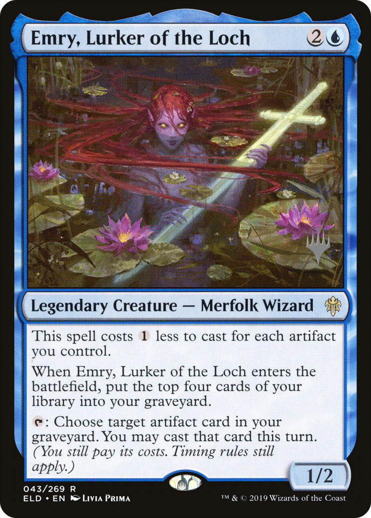 Emry, Lurker of the Loch (Pack promotionnel) [Promotions du Trône d'Eldraine] 