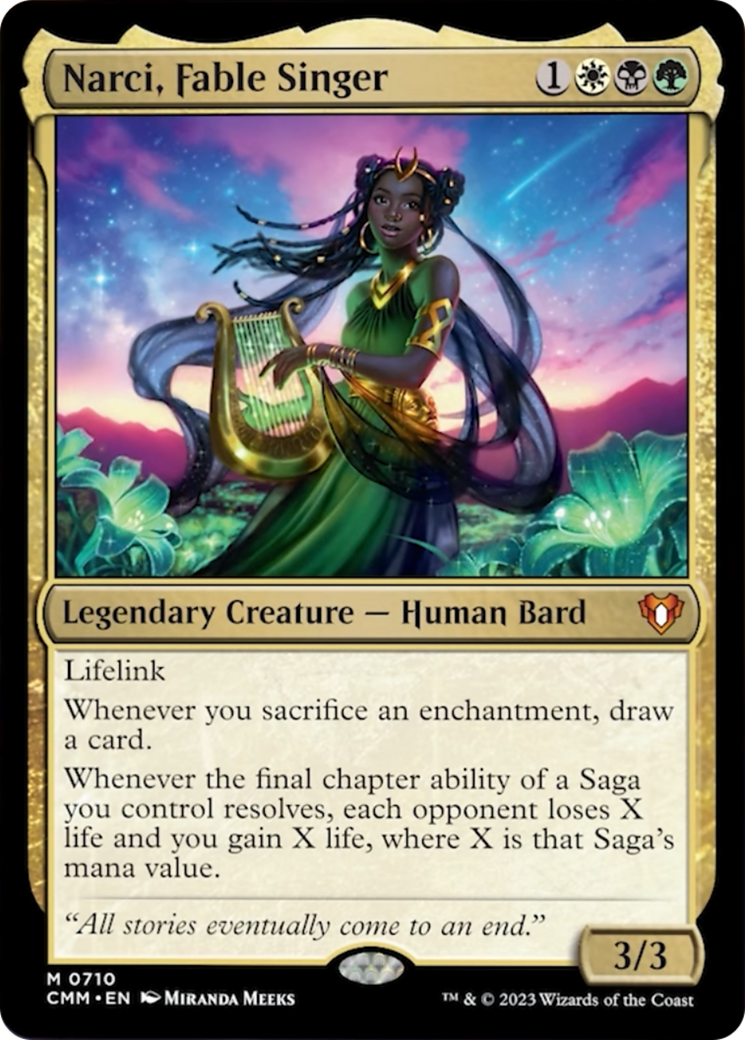 Narci, Fable Singer [Commander Masters] - Trinity Hobby