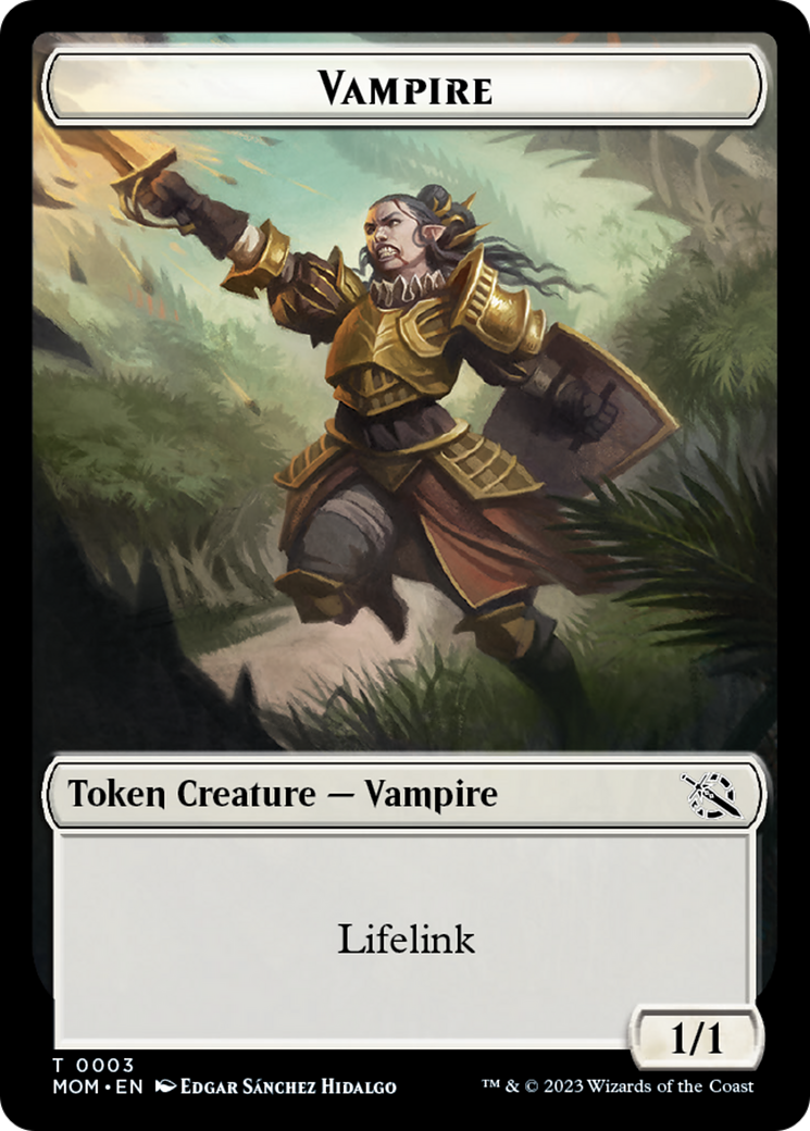 Vampire Token [March of the Machine Tokens] - Trinity Hobby