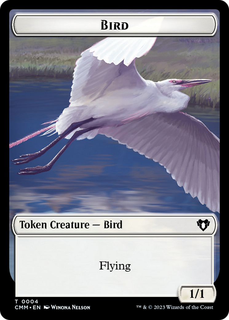 Bird Token [Commander Masters Tokens] - Trinity Hobby