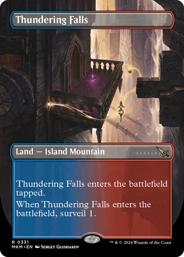 Thundering Falls (Borderless) [Murders at Karlov Manor] - Trinity Hobby