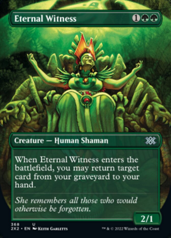Eternal Witness (Borderless Alternate Art) [Double Masters 2022] - Trinity Hobby