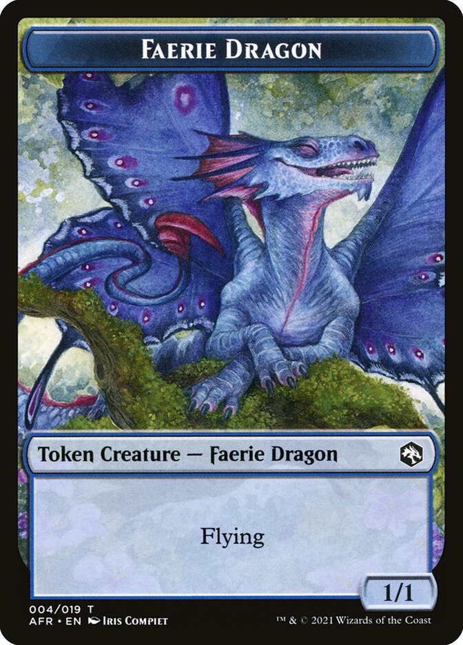 Spider // Faerie Dragon Double-Sided Token [Dungeons & Dragons: Adventures in the Forgotten Realms Tokens] - Trinity Hobby