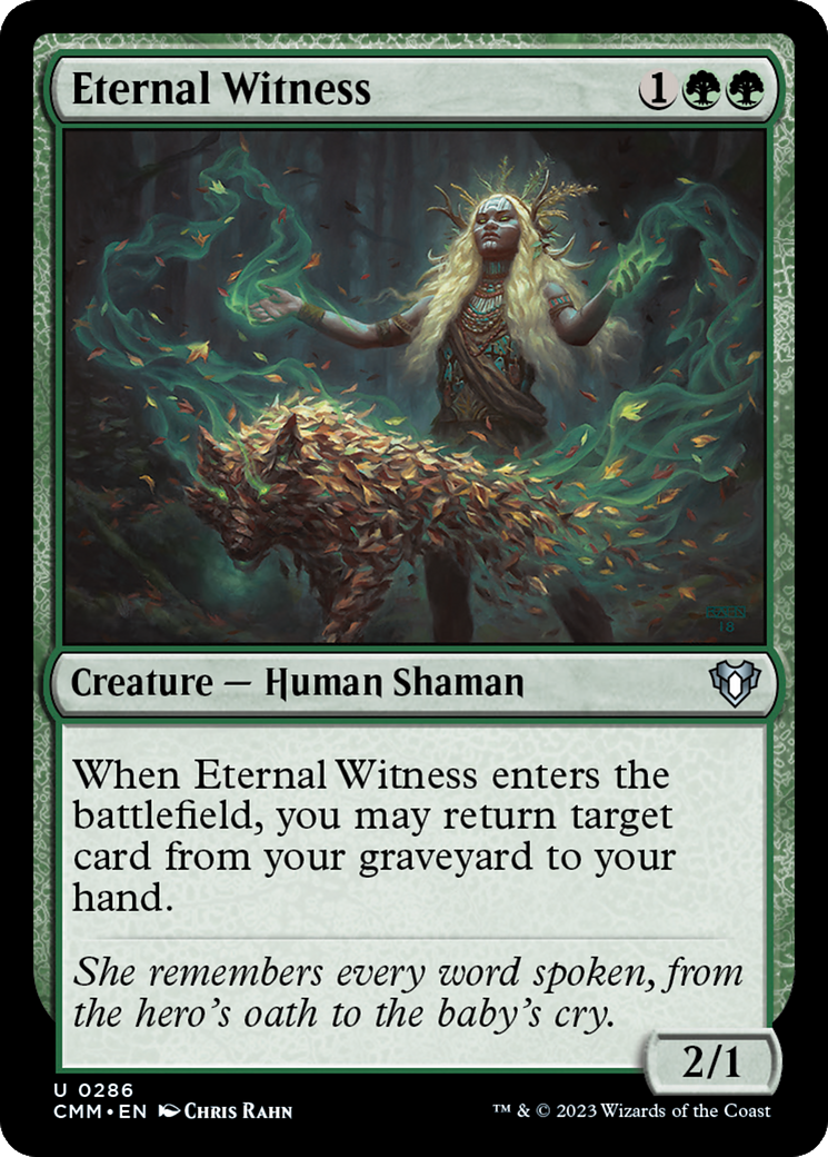 Eternal Witness [Commander Masters] - Trinity Hobby