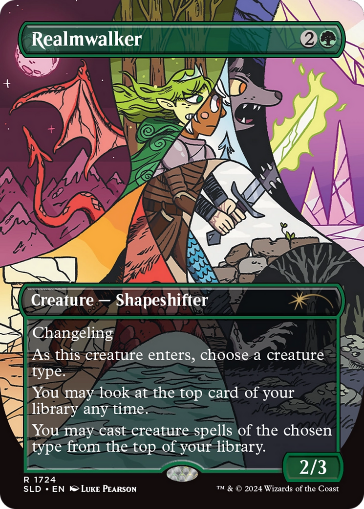 Realmwalker  [Foil]  (SLD-1724) - [Secret Lair Drop] (Borderless) - Trinity Hobby