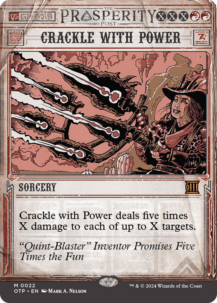 Crackle with Power [Outlaws of Thunder Junction: Breaking News] - Trinity Hobby