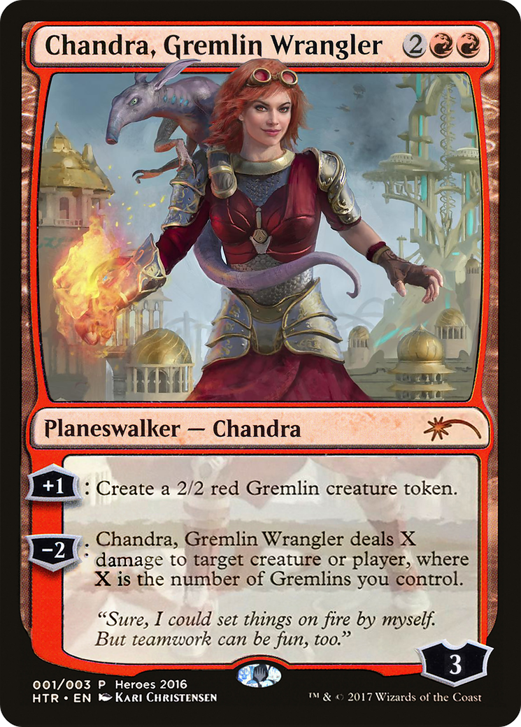 Chandra, Gremlin Wrangler [Heroes of the Realm] - Trinity Hobby