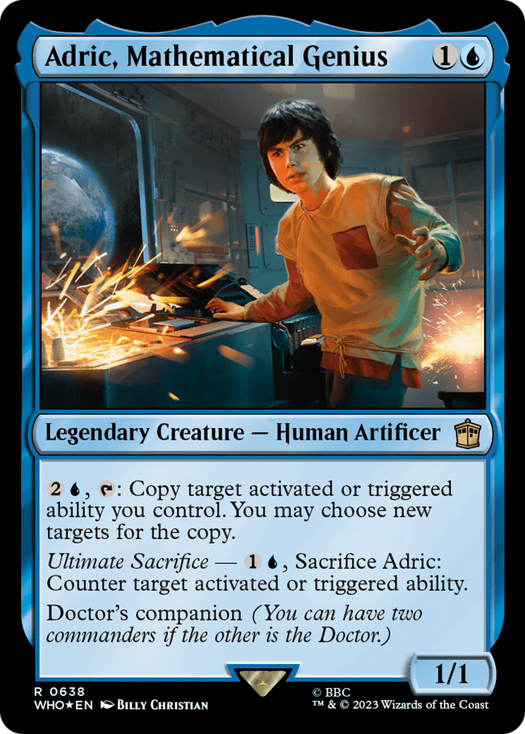 Adric, Mathematical Genius (Surge Foil) [Doctor Who] - Trinity Hobby