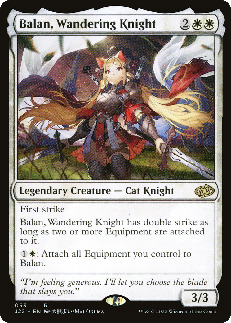 Balan, Wandering Knight [Jumpstart 2022] - Trinity Hobby