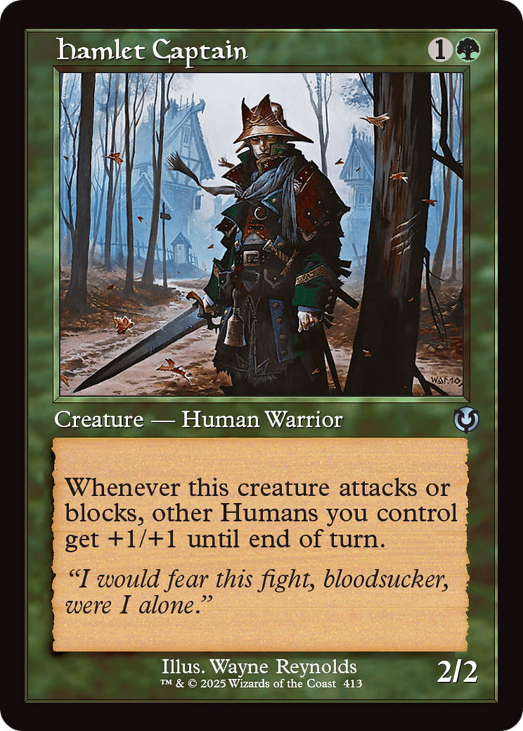 Hamlet Captain (Retro Frame) [Innistrad Remastered] - Trinity Hobby