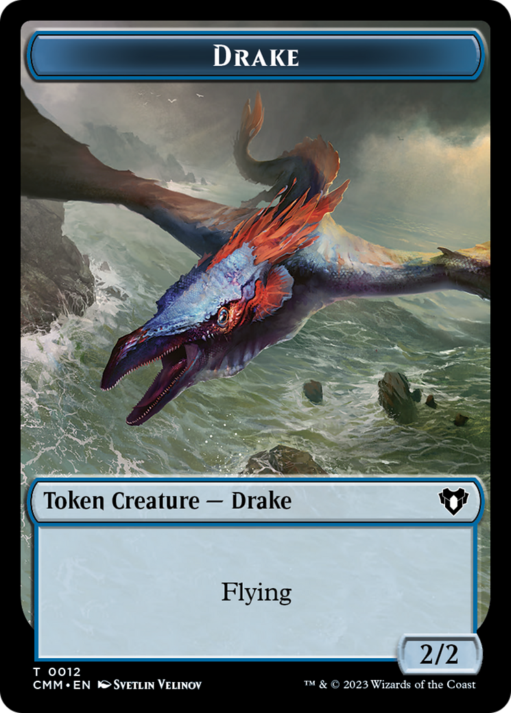 Drake Token [Commander Masters Tokens] - Trinity Hobby