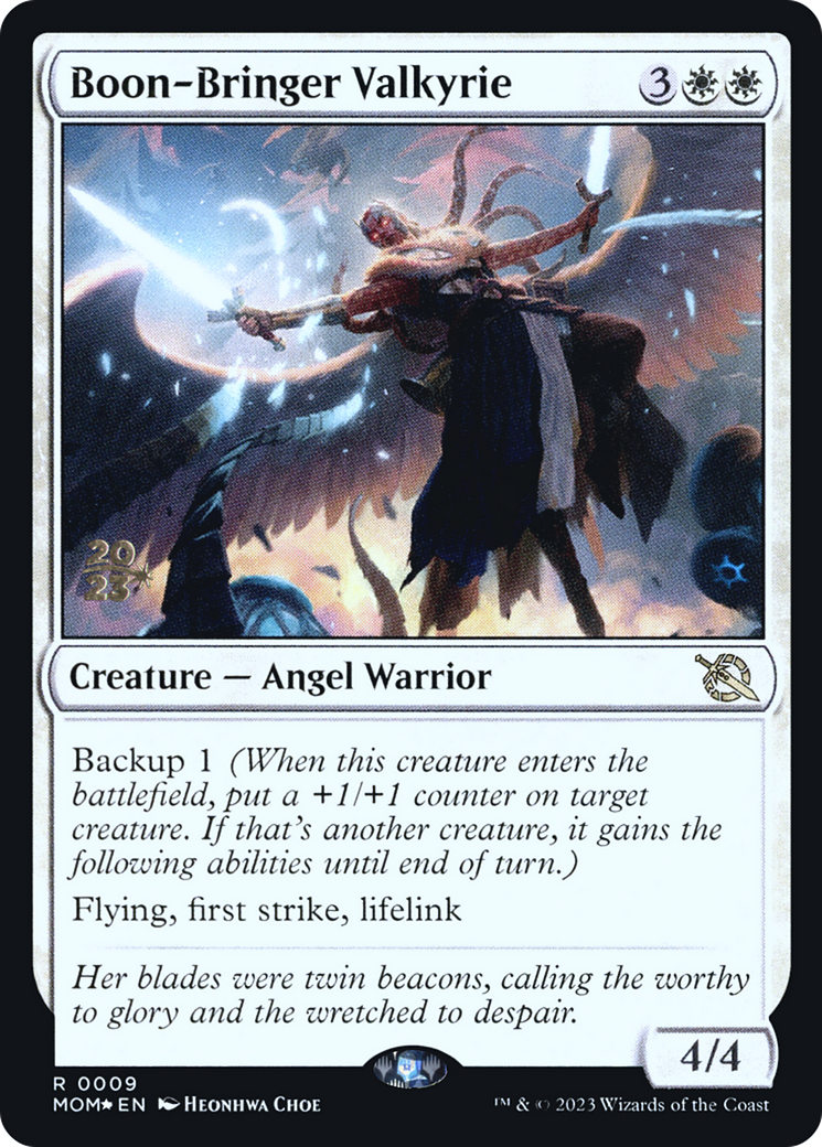 Boon-Bringer Valkyrie [March of the Machine Prerelease Promos] - Trinity Hobby