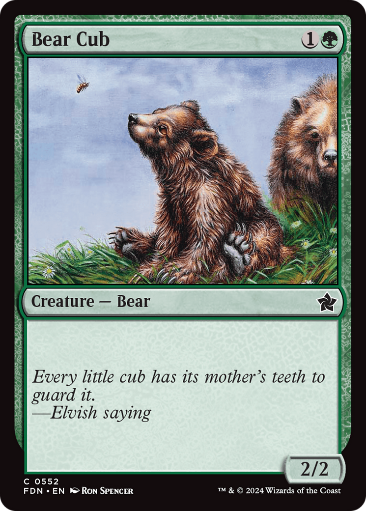 Bear Cub [Foundations] - Trinity Hobby