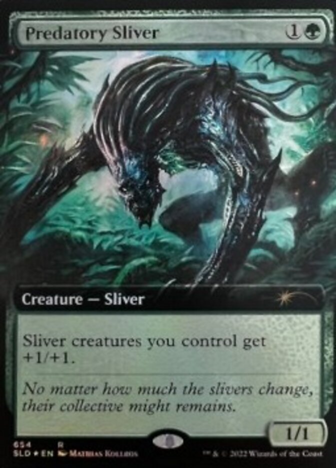 Predatory Sliver (Extended Art) [Secret Lair Drop Promos] - Trinity Hobby