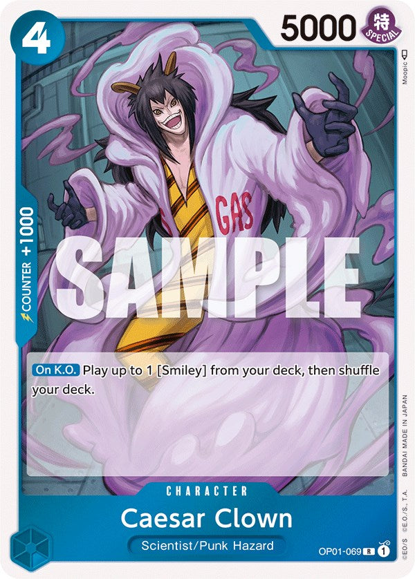 Caesar Clown (OP01-069) - [Romance Dawn] Foil - Trinity Hobby