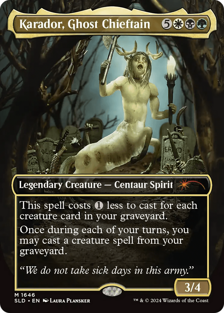 Karador, Ghost Chieftain (Rainbow Foil) [Secret Lair Drop Series] - Trinity Hobby
