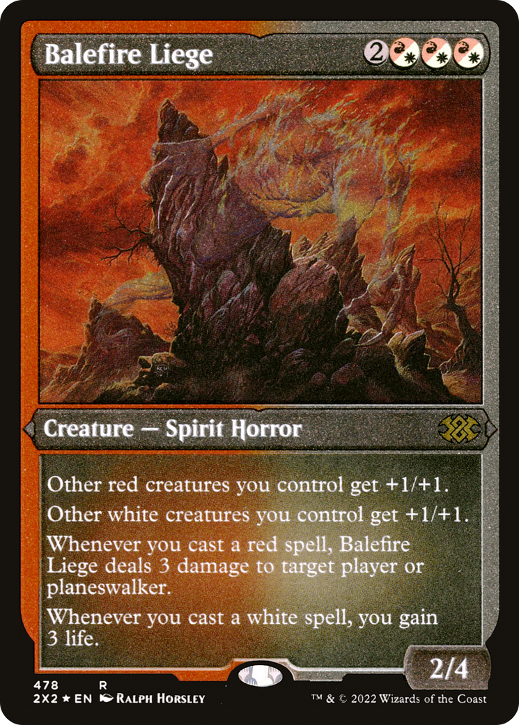 Balefire Liege (Foil Etched)  [Foil]  (2X2-478) - [Double Masters 2022] - Trinity Hobby