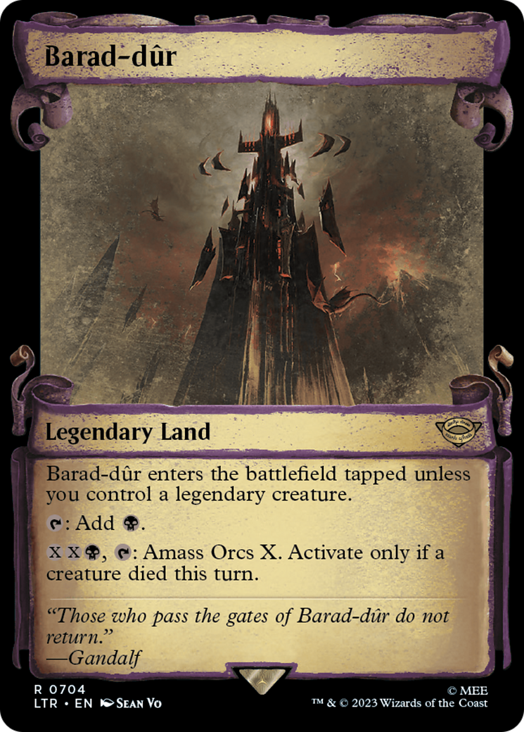 Barad-dur [The Lord of the Rings: Tales of Middle-Earth Showcase Scrolls] - Trinity Hobby